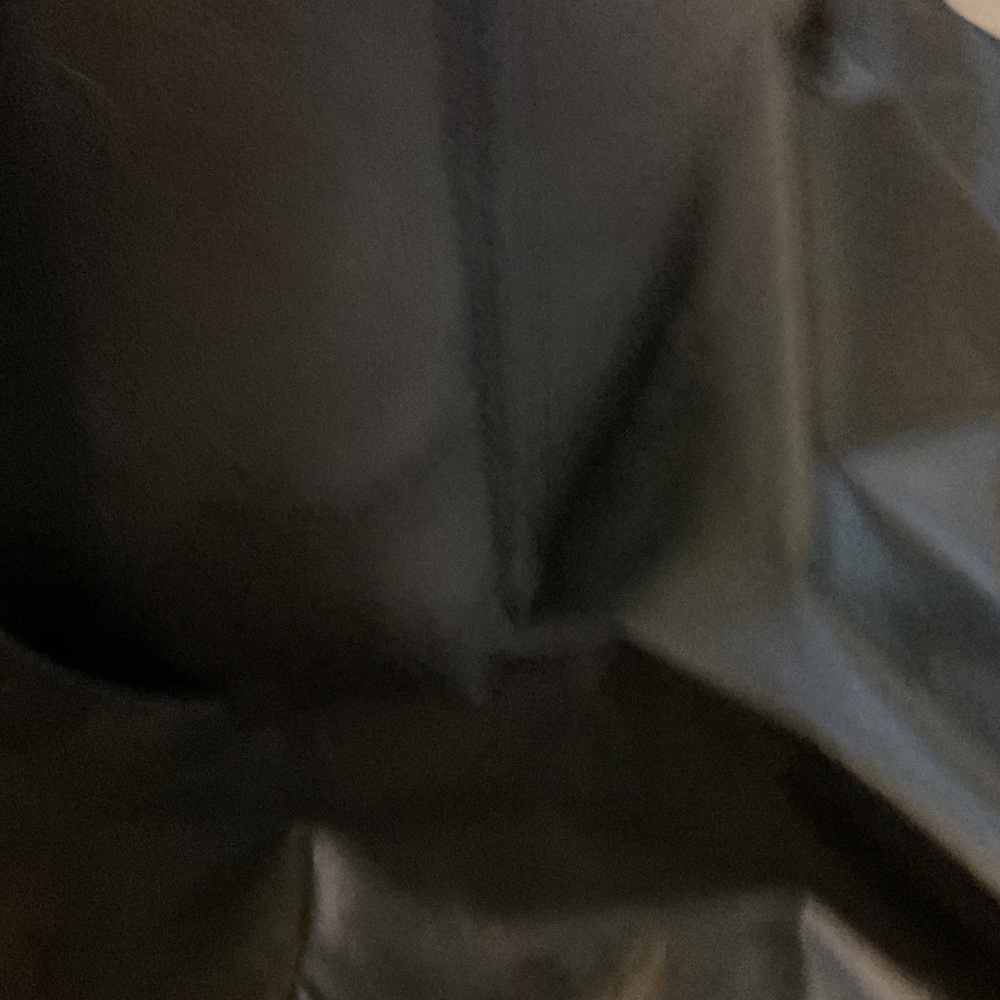 Karl Lagerfeld Black Leather Tote with Silver Accents - Picture 12 of 12